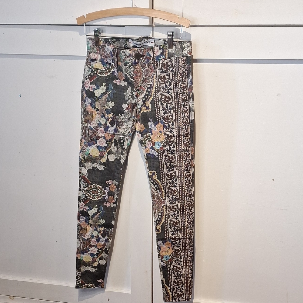 Etienne Marcel Floral Patterned Skinny Pants